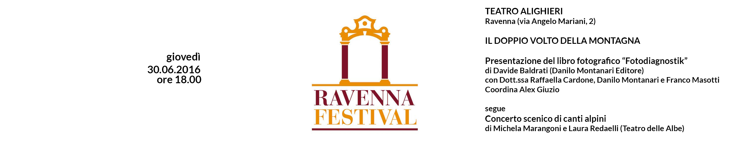 Il doppio volto della montagna_ Ravenna Festival